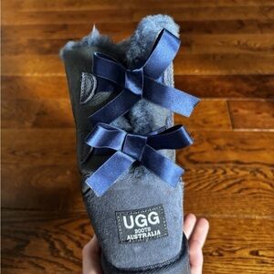 UGG Blue Fluffy Boots